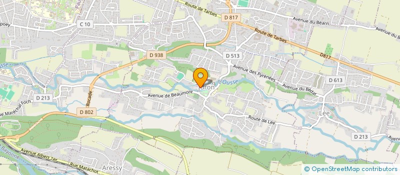 localisation de l'entreprise MONSIEUR LAURENT MICHAUD  PONTACQ