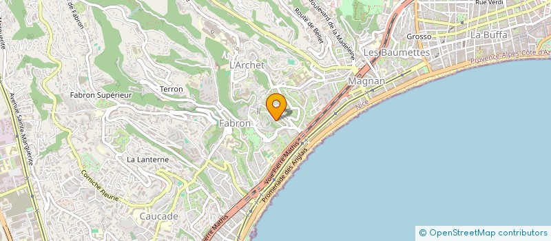 localisation de l'entreprise MONSIEUR LAURENT MICHAUT à NICE