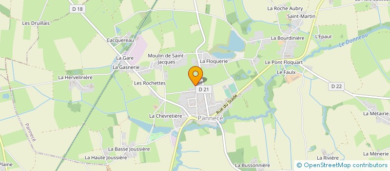 localisation de l'entreprise MONSIEUR LAURENT MICHEL  PANNECE