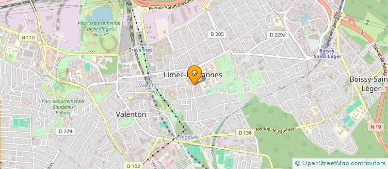 localisation de l'entreprise MONSIEUR LAURENT MICHEL  LIMEIL-BREVANNES