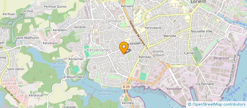 localisation de l'entreprise MONSIEUR LAURENT MICHEL  LORIENT