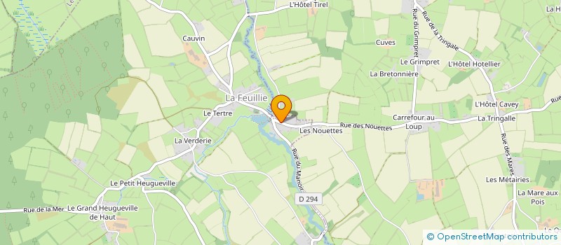 localisation de l'entreprise MONSIEUR LAURENT MICHEL ANDRE BINET  LA FEUILLIE