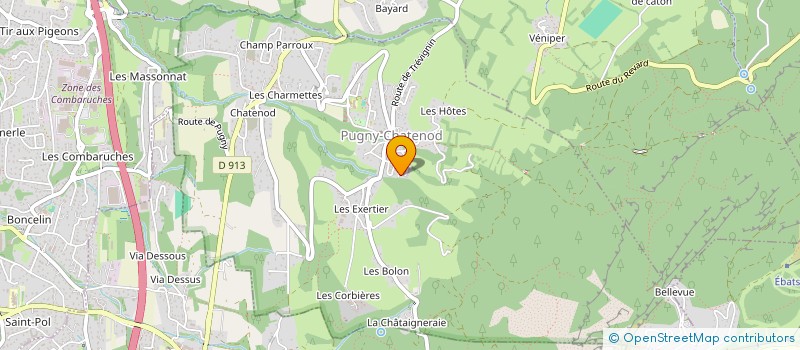 localisation de l'entreprise MONSIEUR LAURENT MICHELET à PUGNY-CHATENOD
