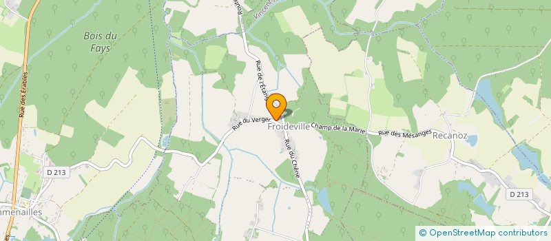 localisation de l'entreprise MONSIEUR LAURENT MICHONDARD  VINCENT-FROIDEVILLE