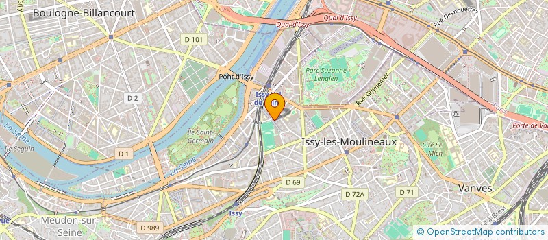 localisation de l'entreprise MONSIEUR LAURENT MICHOT à ISSY-LES-MOULINEAUX
