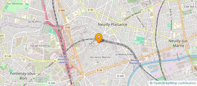 localisation de l'entreprise MONSIEUR LAURENT MIDEY à NEUILLY-PLAISANCE
