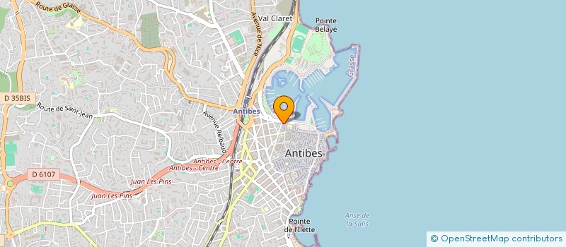 localisation de l'entreprise MONSIEUR LAURENT MILLAT  ANTIBES