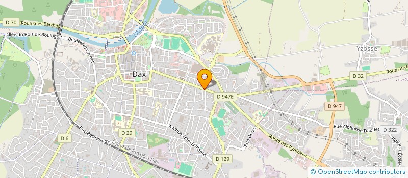 localisation de l'entreprise MONSIEUR LAURENT MILLERA  DAX