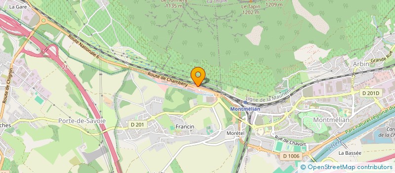 localisation de l'entreprise MONSIEUR LAURENT MILLERET  PORTE-DE-SAVOIE