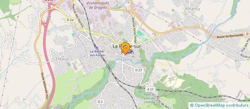 localisation de l'entreprise MONSIEUR LAURENT MILLET  LA ROCHE SUR FORON