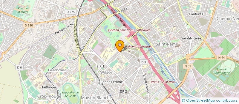 localisation de l'entreprise MONSIEUR LAURENT MILLET  REIMS