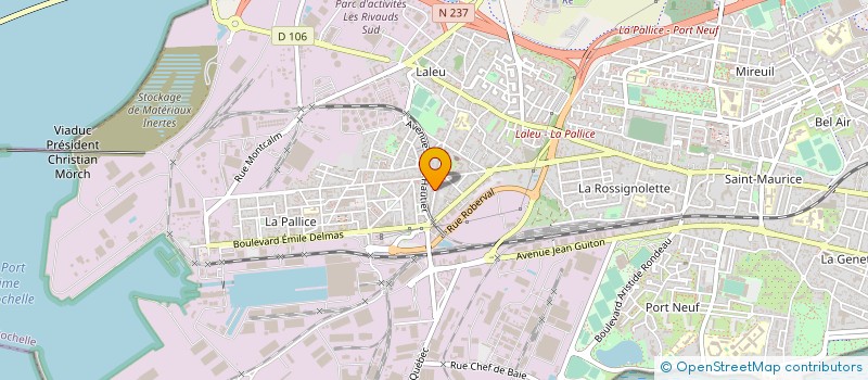 localisation de l'entreprise MONSIEUR LAURENT MILLET  LA ROCHELLE