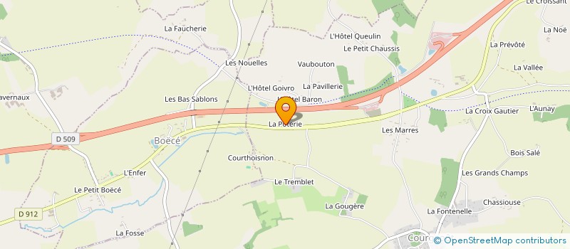 localisation de l'entreprise MONSIEUR LAURENT MILLET à COURGEOUT