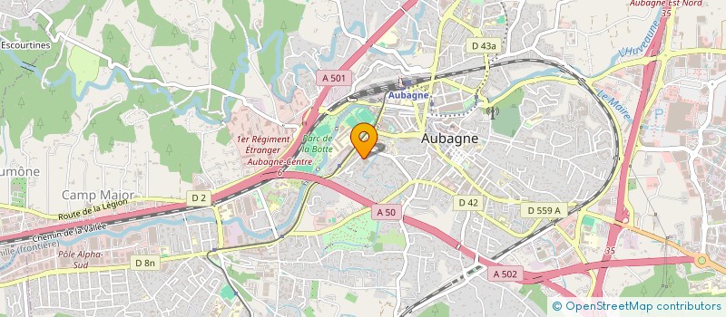 localisation de l'entreprise MONSIEUR LAURENT MILLO à AUBAGNE