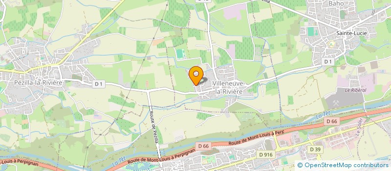 localisation de l'entreprise MONSIEUR LAURENT MILLOT  VILLENEUVE-LA-RIVIERE