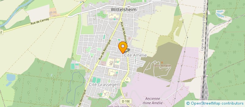 localisation de l'entreprise MONSIEUR LAURENT MINNIG à WITTELSHEIM