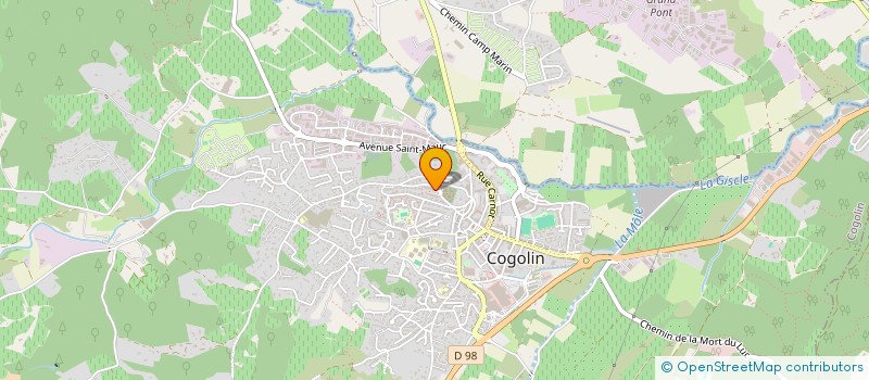 localisation de l'entreprise MONSIEUR LAURENT MIOSSEC à COGOLIN