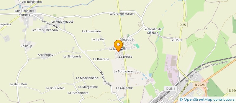 localisation de l'entreprise MONSIEUR LAURENT MIOT-AUBRY à MEAUCE