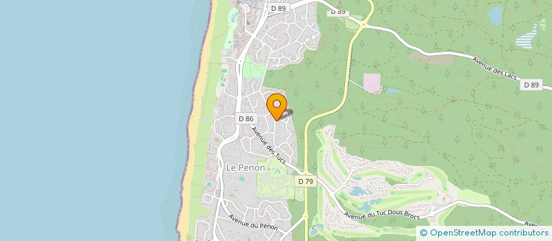 localisation de l'entreprise MONSIEUR LAURENT MIQUELAJAUREGUI  SEIGNOSSE