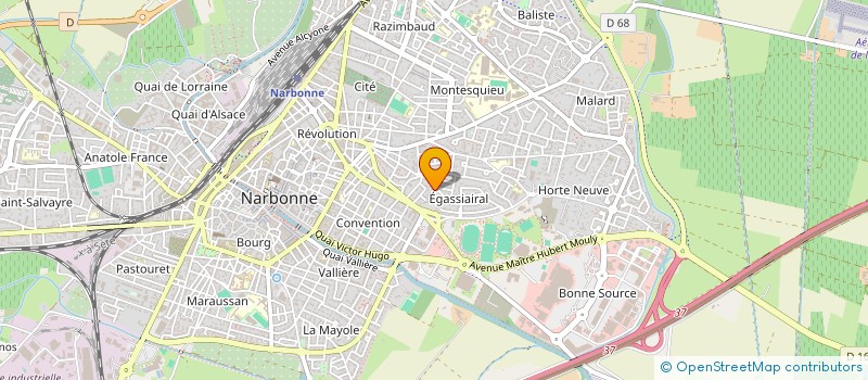 localisation de l'entreprise MONSIEUR LAURENT MIR  NARBONNE