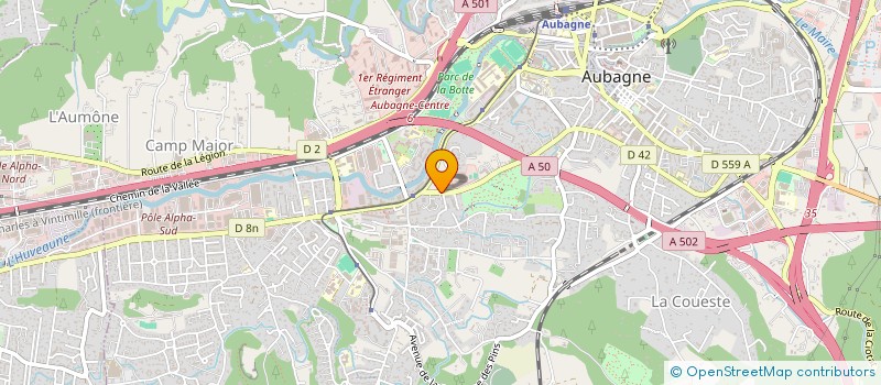 localisation de l'entreprise MONSIEUR LAURENT MIRLAND à AUBAGNE