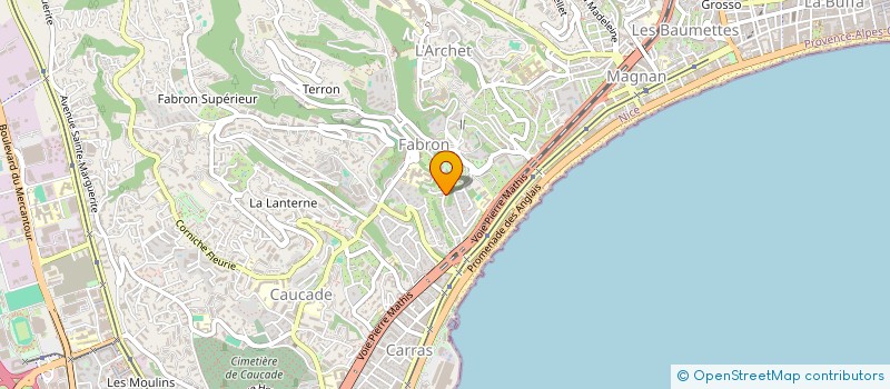 localisation de l'entreprise MONSIEUR LAURENT MIRVI à NICE