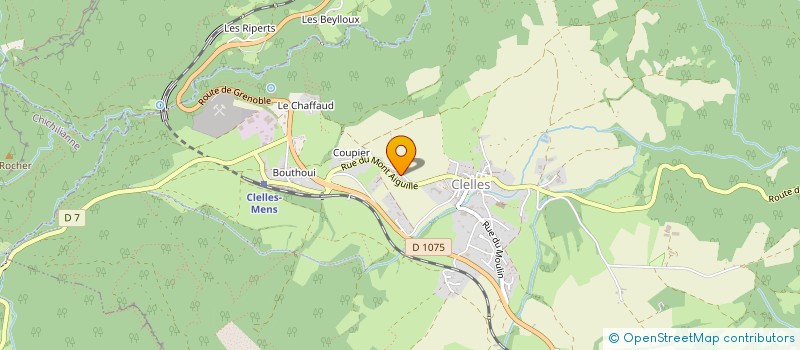 localisation de l'entreprise MONSIEUR LAURENT MISTRULLI  CLELLES