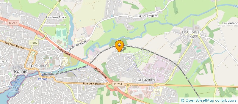 localisation de l'entreprise MONSIEUR LAURENT MOGINOT  PORNIC