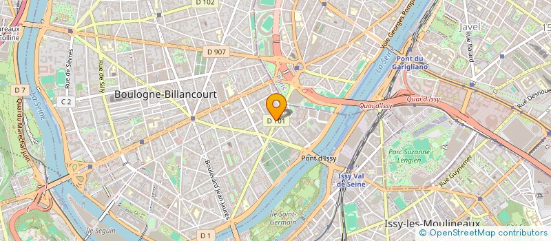 localisation de l'entreprise MONSIEUR LAURENT MOLARD à BOULOGNE-BILLANCOURT