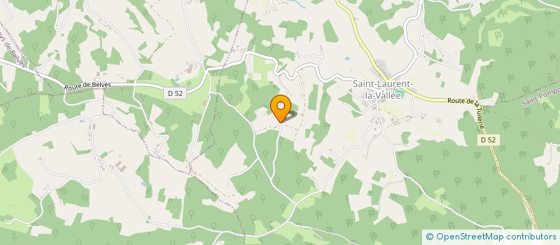 localisation de l'entreprise MONSIEUR LAURENT MOLENE  SAINT-LAURENT-LA-VALLEE