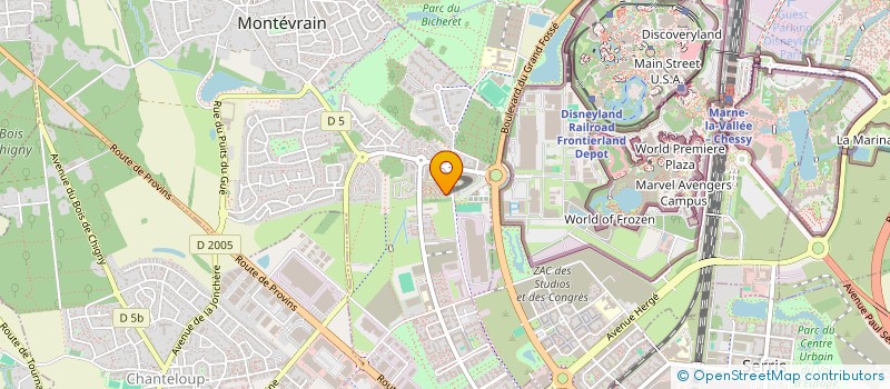 localisation de l'entreprise MONSIEUR LAURENT MOLONGO  MONTEVRAIN