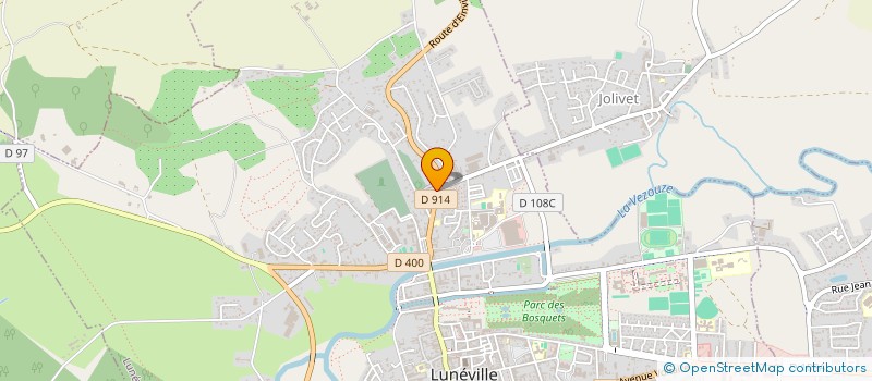 localisation de l'entreprise MONSIEUR LAURENT MONASSE  LUNEVILLE