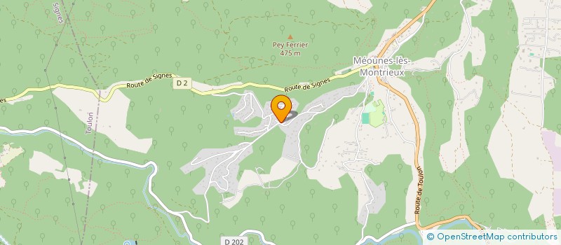 localisation de l'entreprise MONSIEUR LAURENT MONDUC  FORCALQUEIRET