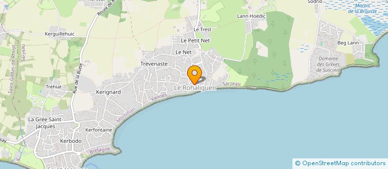 localisation de l'entreprise MONSIEUR LAURENT MONET  SARZEAU