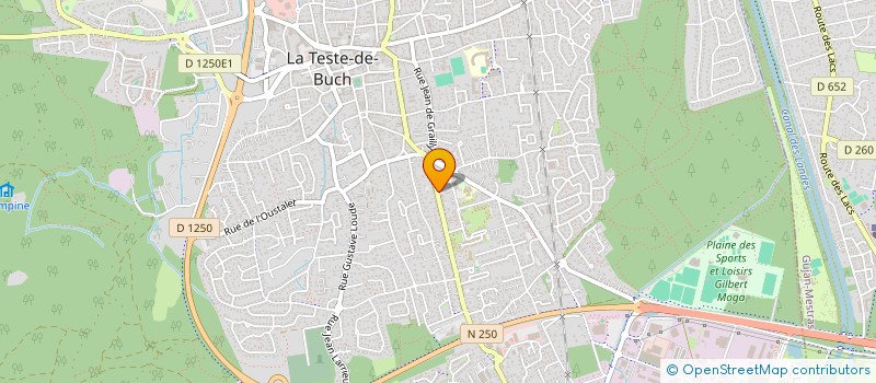 localisation de l'entreprise MONSIEUR LAURENT MONFRAYX  LA TESTE-DE-BUCH