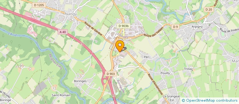 localisation de l'entreprise MONSIEUR LAURENT MONSO  CONTAMINE-SUR-ARVE