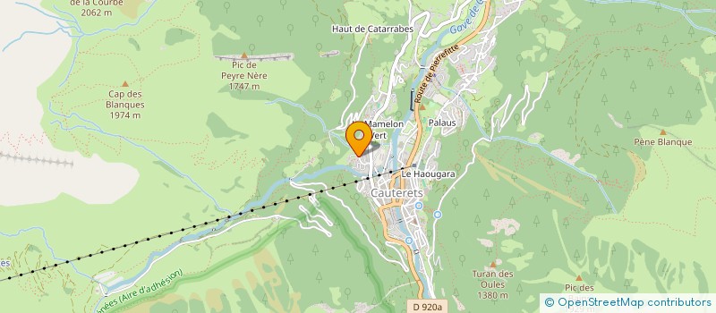 localisation de l'entreprise MONSIEUR LAURENT MONTAMAT à CAUTERETS
