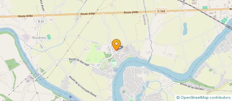 localisation de l'entreprise MONSIEUR LAURENT MONTANO  RIVIERES