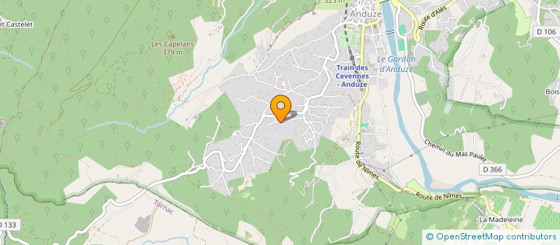 localisation de l'entreprise MONSIEUR LAURENT MONTEILLER  ANDUZE