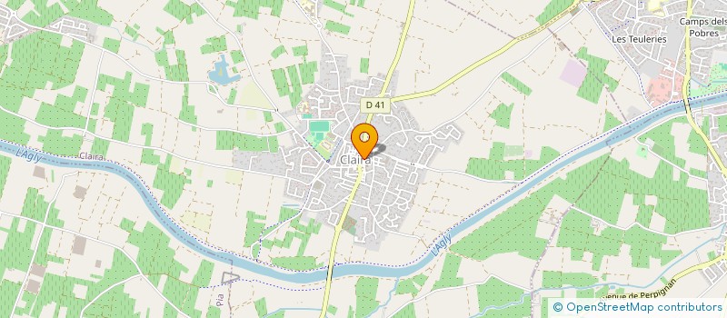 localisation de l'entreprise MONSIEUR LAURENT MONTFORT  CLAIRA