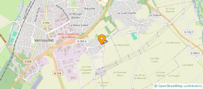 localisation de l'entreprise MONSIEUR LAURENT MONTIGNY à VERNOUILLET