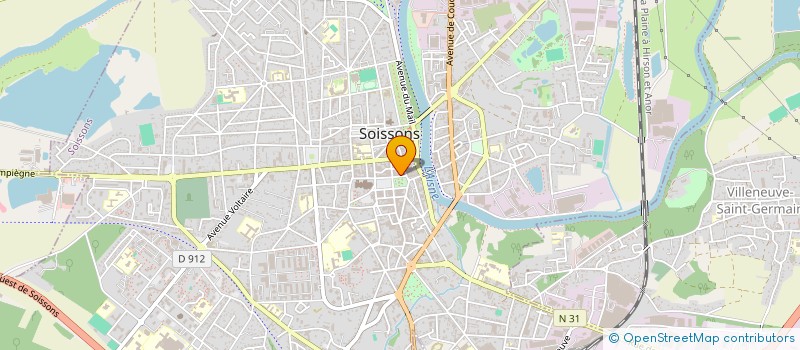 localisation de l'entreprise MONSIEUR LAURENT MONTIGNY à SOISSONS