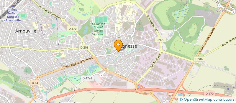 localisation de l'entreprise MONSIEUR LAURENT MONTJARRET à GONESSE