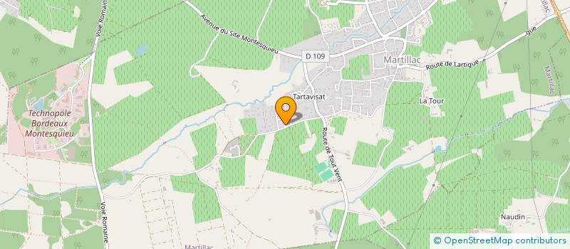 localisation de l'entreprise MONSIEUR LAURENT MONTURY  MARTILLAC