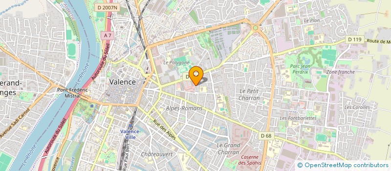 localisation de l'entreprise MONSIEUR LAURENT MONTY  VALENCE