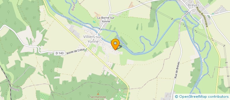 localisation de l'entreprise MONSIEUR LAURENT MORAL à VILLIERS-SUR-YONNE