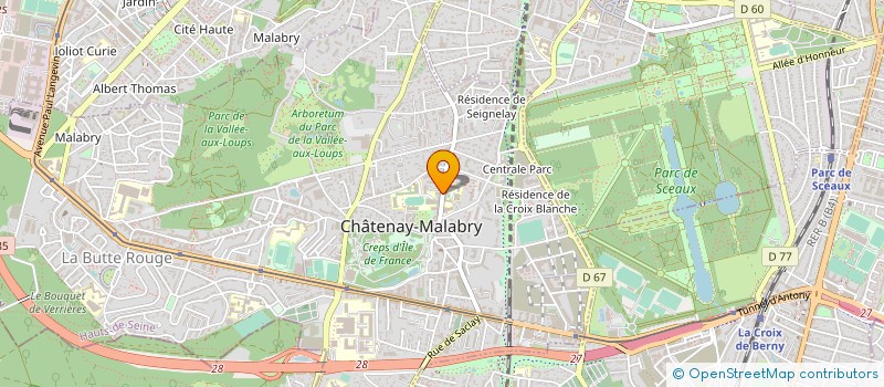 localisation de l'entreprise MONSIEUR LAURENT MORALDY  CHATENAY-MALABRY