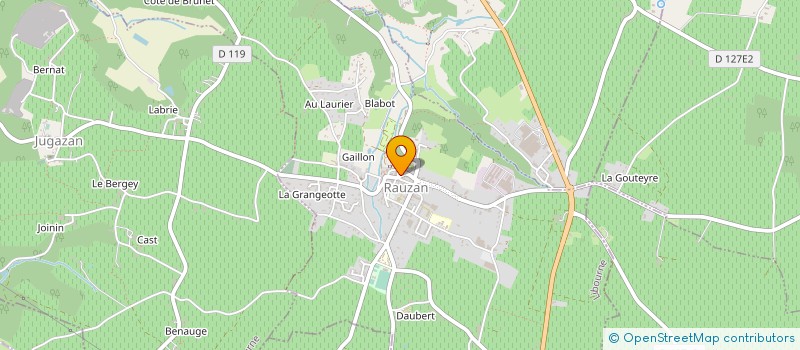 localisation de l'entreprise MONSIEUR LAURENT MOREAU à RAUZAN