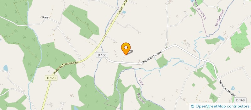 localisation de l'entreprise MONSIEUR LAURENT MOREAU  COULX