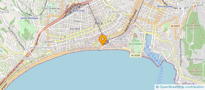 localisation de l'entreprise MONSIEUR LAURENT MOREAU à NICE